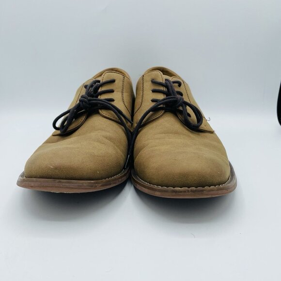 Hawker Rye Shoes Mens Size 10.5 Brown Leather Dress Comfort Lace Up Derby Oxford